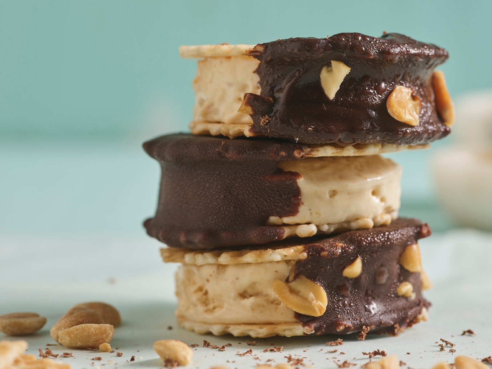 Gelado de Manteiga de Amendoim