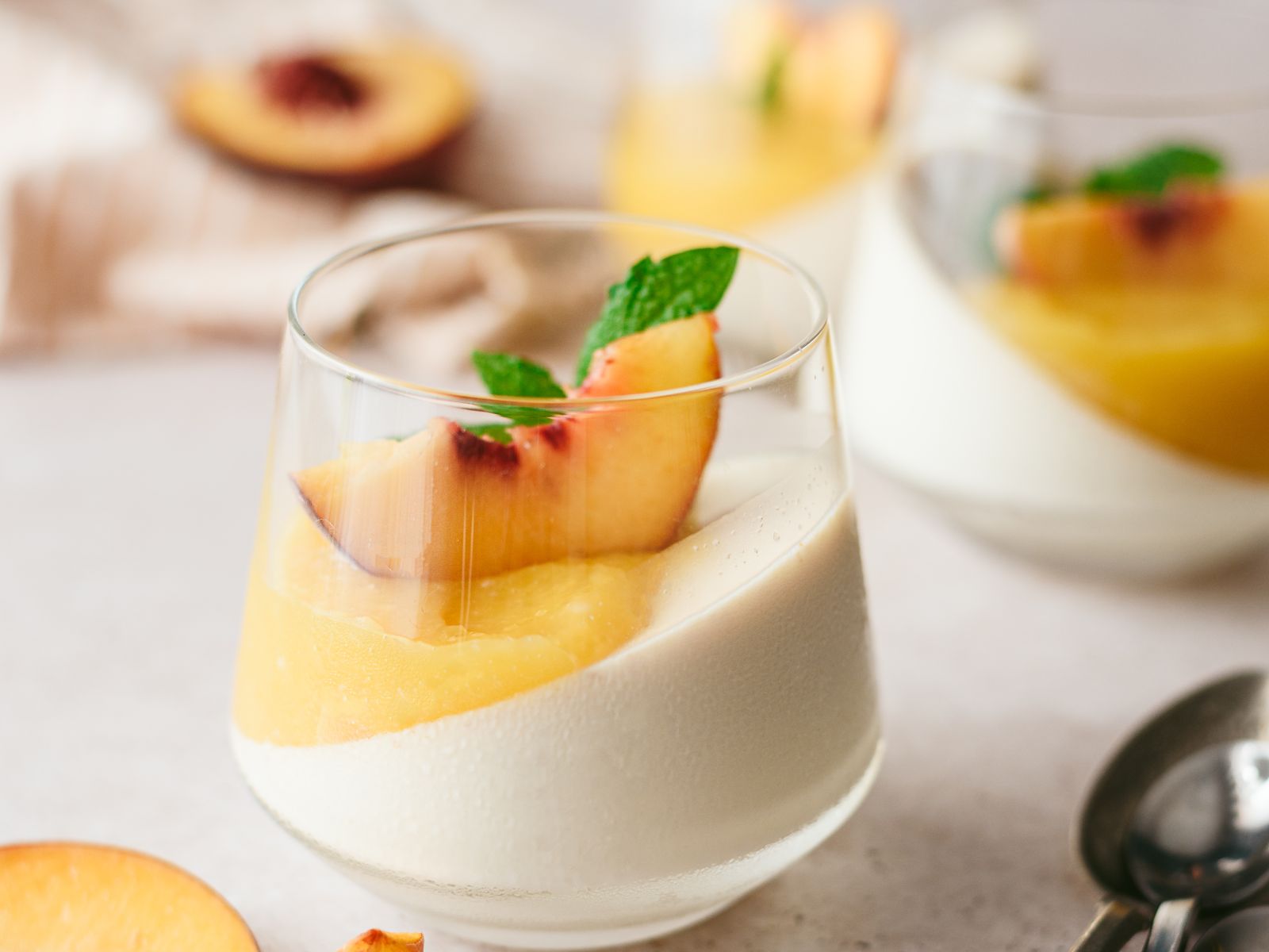 Panna Cotta de Pêssego