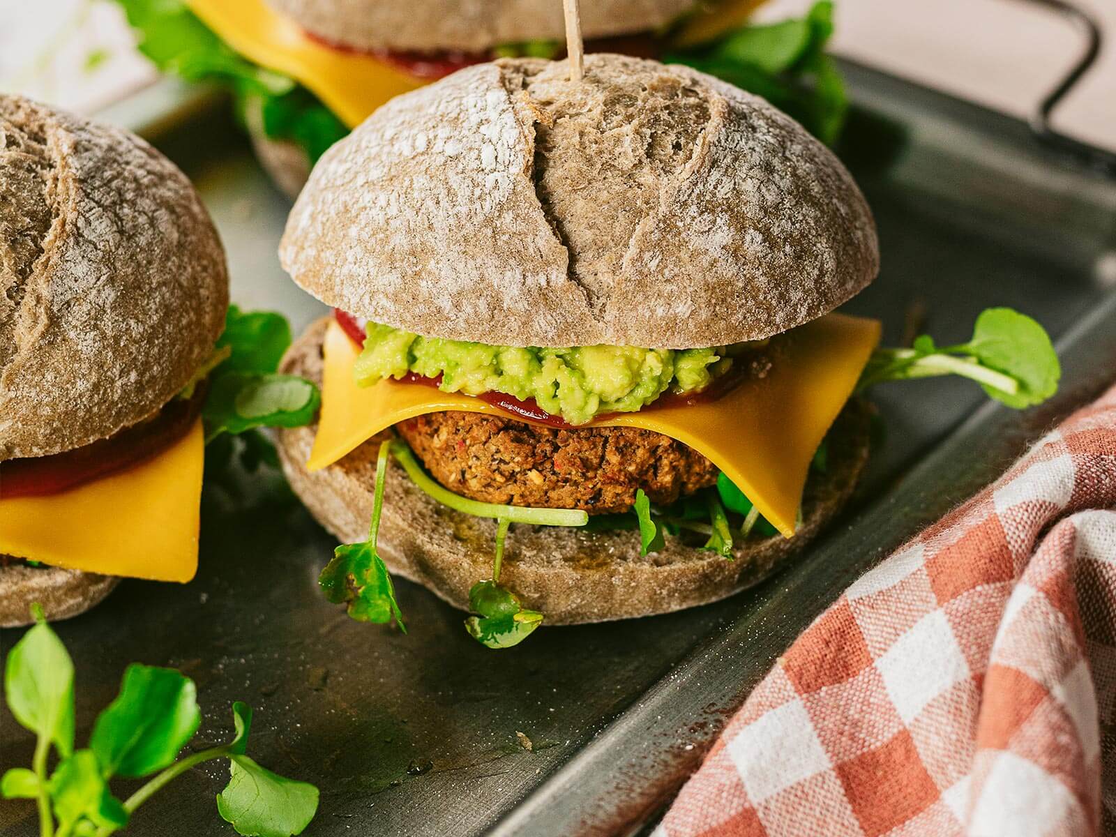 Hambúrguer de Feijão-Preto