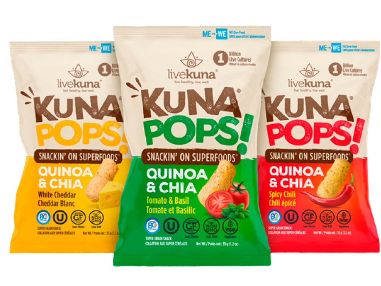 KunaPops!: snacks sem glúten