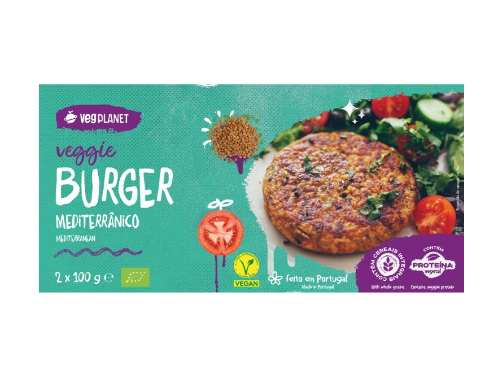Hambúrguer Mediterrânico VegPlanet
