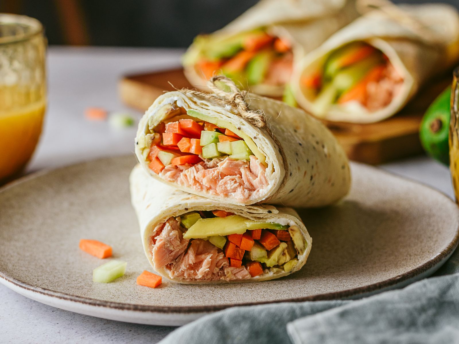 Wraps de Salmão