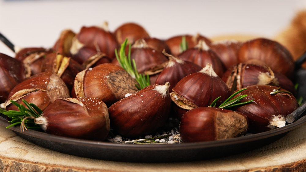 Receitas de Castanhas Assadas
