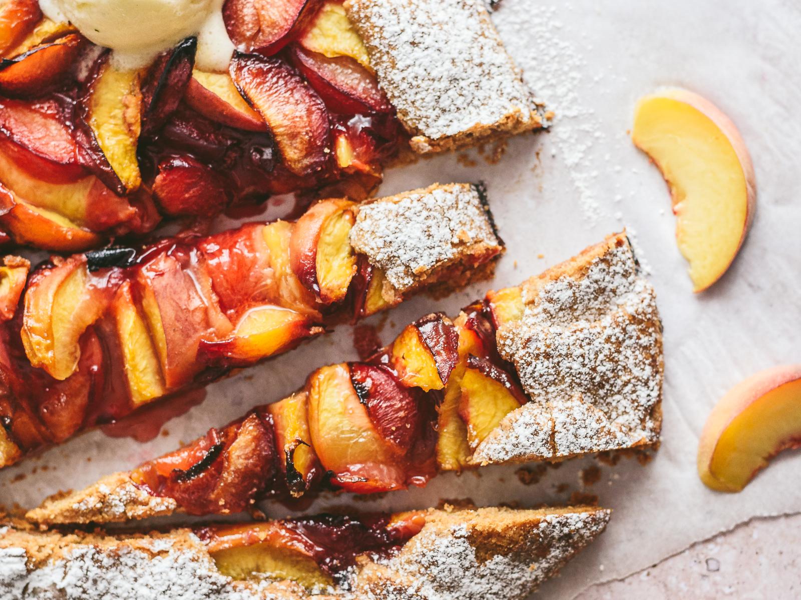 Galette de Pêssego e Ameixa