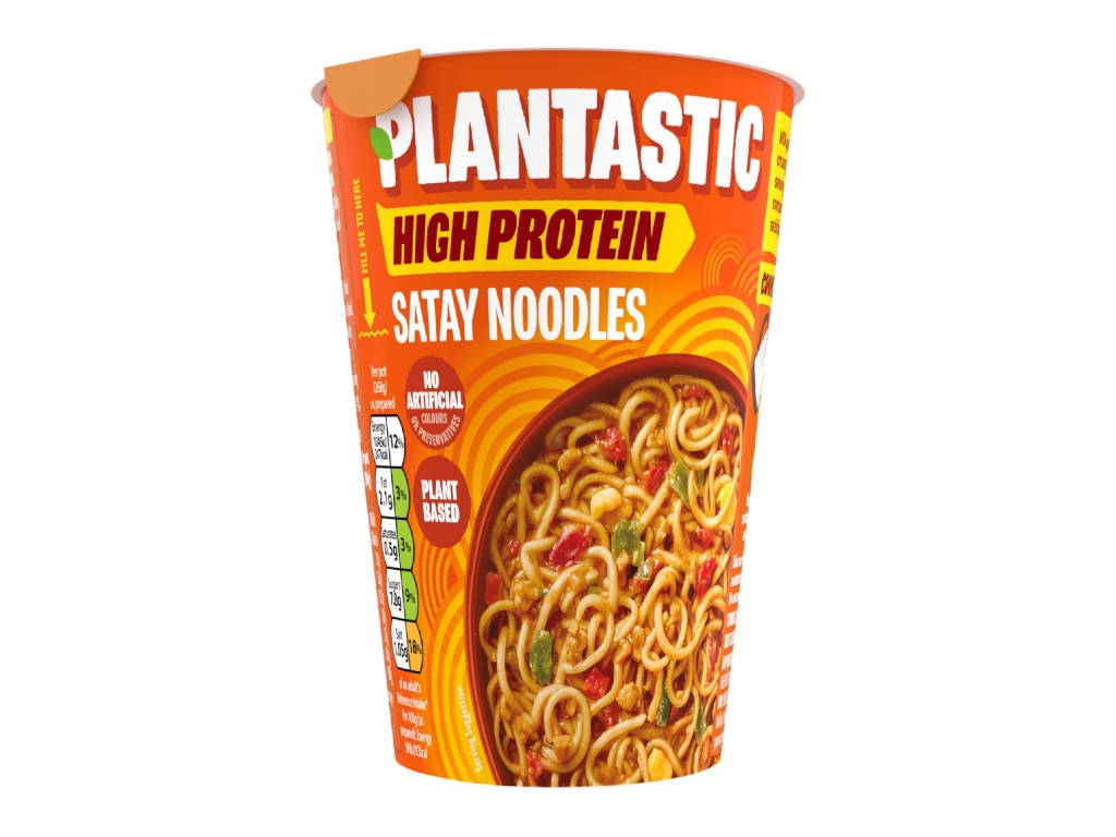 Refeições Vegetarianas Plantastic Noodles Satay