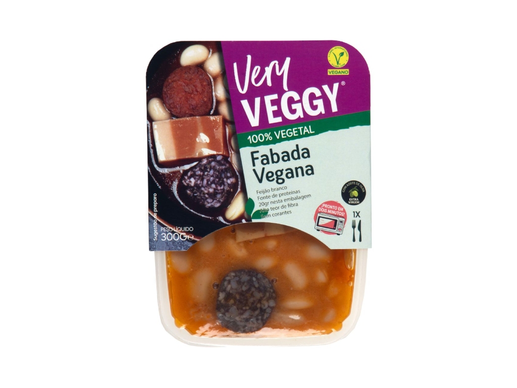Refeições 100% vegetais Very Veggy Fabada vegana