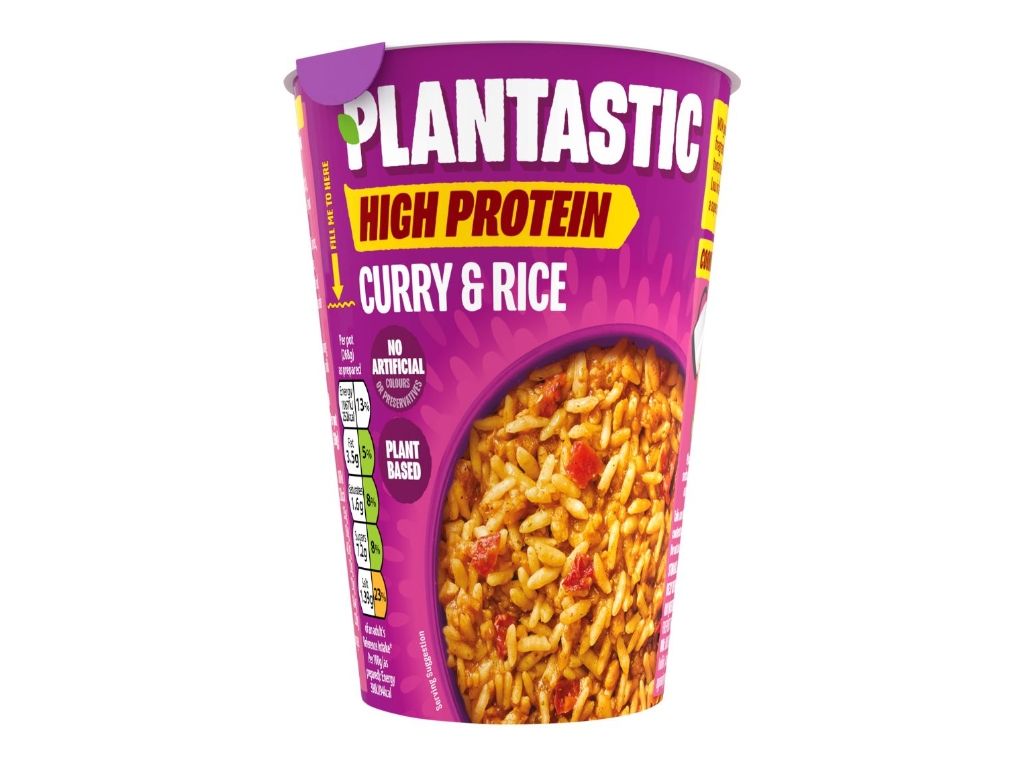 Refeições Vegetarianas Plantastic Arroz e Caril